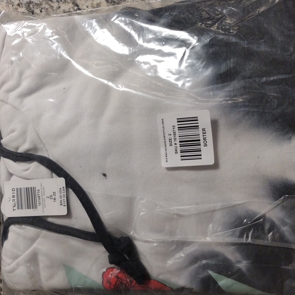 Torrid LoveSick Bad Decision Tie Dye Sweatshirt Dress Sz 2X - Picture 7 of 7